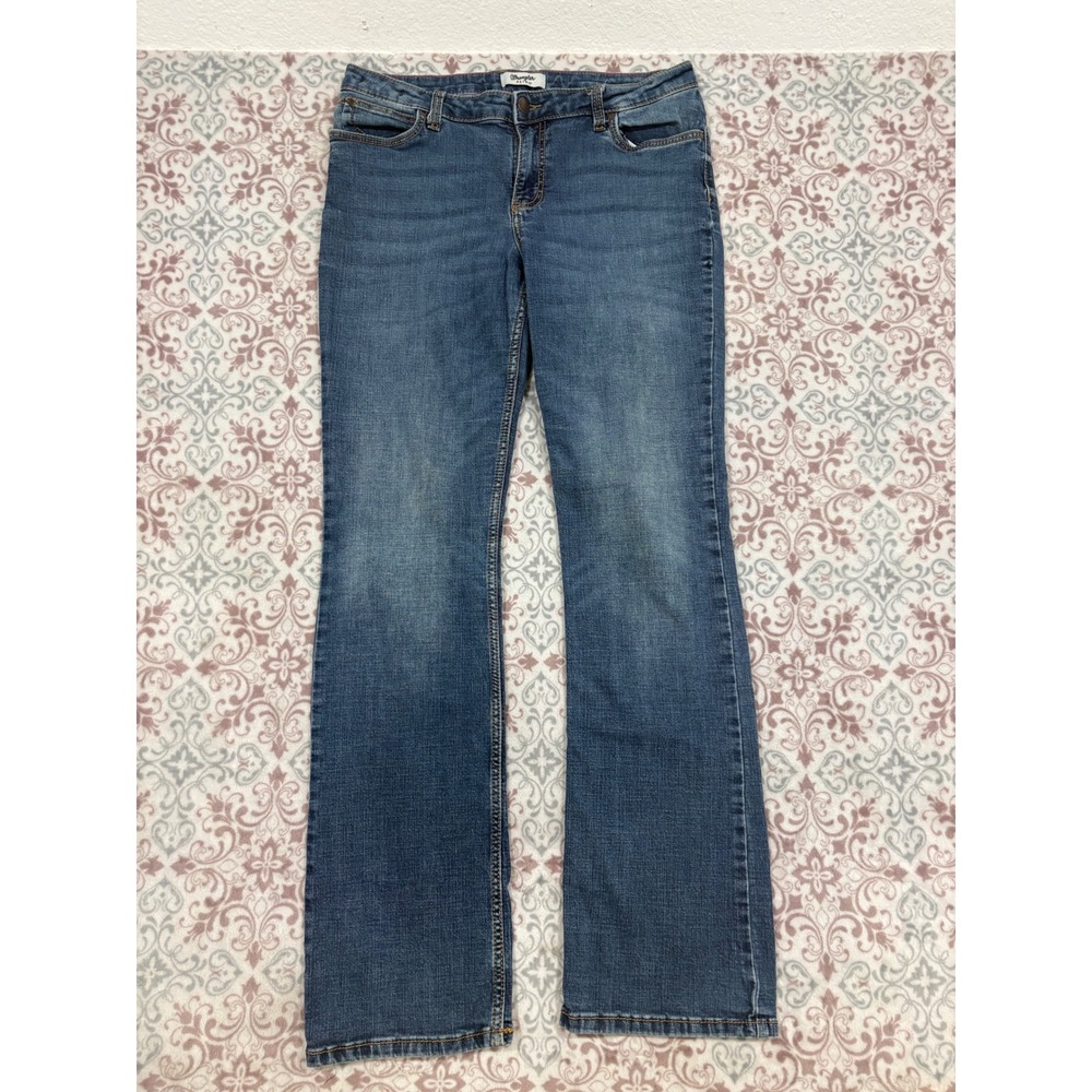 Wrangler Retro Mid Rise Bootcut Jeans Medium Wash 13x35 1009MWZMS